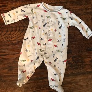 Kissy Kissy Planes Footie